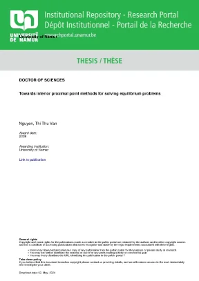 Towards interior proximal point methods for solving equilibrium problems