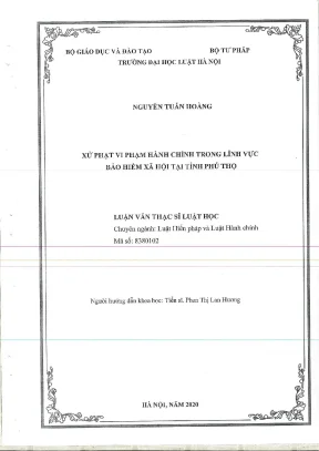 Xử phạt vi phạm hành chính trong lĩnh vực bảo hiểm xã hội tại tỉnh phú thọ