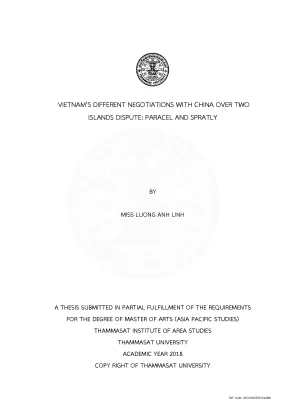 Vietnams different negotiations with china over two islands dispute paracel and spratly