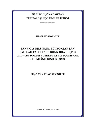 Luận văn thạc sĩ kinh tế đánh giá các nhân tố ảnh hưởng đến việc áp dụng chuẩn mực báo cáo tài chính quốc tế ifrs tại việt nam