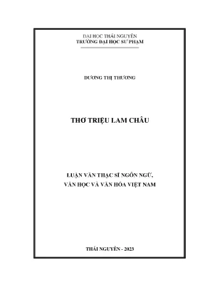 Thơ triệu lam châu