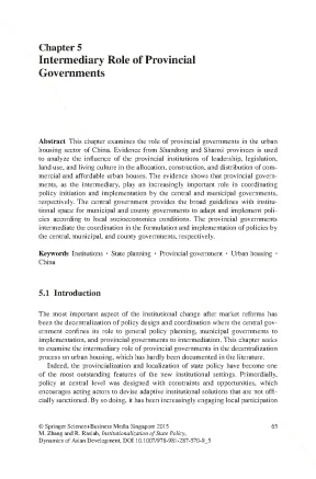 Ebook institutionalization of state policy evolving urban housing reforms in china part 2