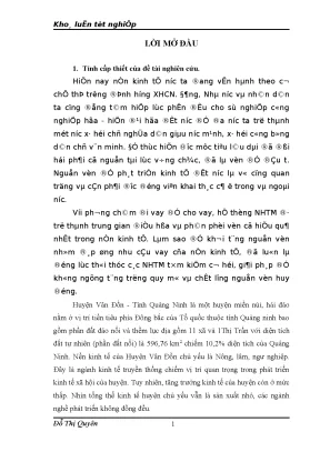 Giải pháp mở rộng huy động vốn tại nhno huyện vân đồn tỉnh quảng ninh