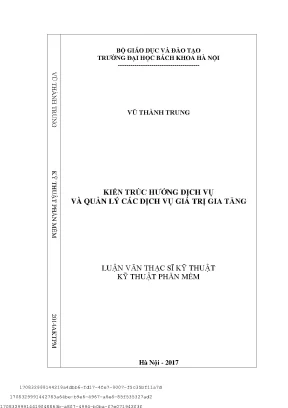 Kiến trú hướng dịh vụ và quản lý á dịh vụ giá trị gia tăng