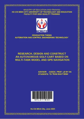 Research design and construct an autonomous golf cart based on multi task model and gps navigation