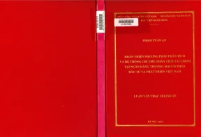 Hoàn thiện phương pháp phân tích và hệ thống chỉ tiêu phân tích tài chính tại ngân hàng thương mại cổ phần đầu tư và phát triển việt nam