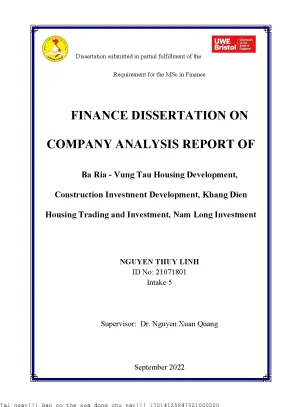 Ba ria vung tau housing development construction investment development khang dien housing trading and investment nam long investment
