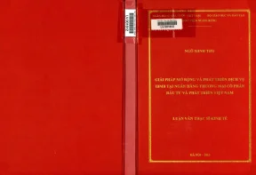 Giải pháp mở rộng và phát triển dịch vụ ibmb tại ngân hàng thương mại cổ phần đầu tư và phát triển việt nam