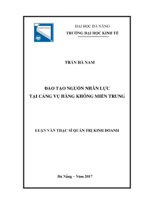Đào tạo nguồn nhân lực tại cảng vụ hàng không miền trung
