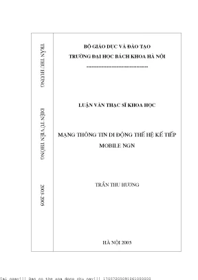 Mạng thông tin di động thế hệ kế tiếp mobile ngn