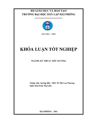 Nghiên cứu khả năng xử lý fe3 trong nước bằng vật liệu hấp phụ chế tạo từ vỏ sầu riêng