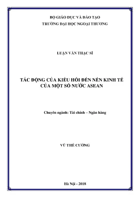 Tác động của kiều hối đến nền kinh tế của một số nước asean