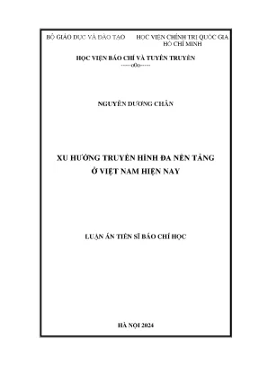 Xu hướng truyền hình đa nền tảng ở việt nam hiện nay