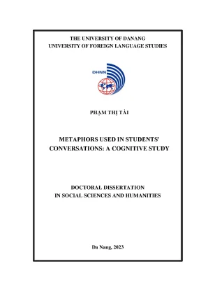 Metaphors used in students conversations acognitive study