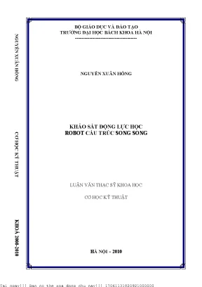 Khảo sát động lự họ robot ấu trú song song