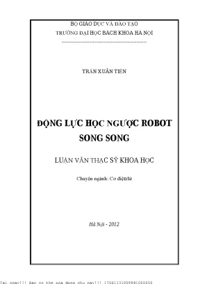 Động lự họ ngượ robot song song