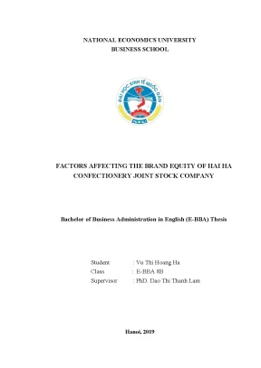 Chuyên đề thực tập bachelor of business administration in english e bba thesis