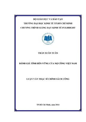 Luận văn thạc sĩ đánh giá tính bền vững của nợ công việt nam