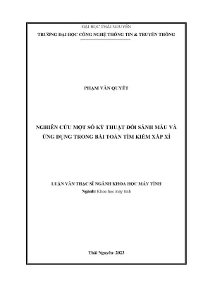 Nghiên cứu một số kỹ thuật đối sánh mẫu và ứng dụng trong bài toán tìm kiếm xấp xỉ