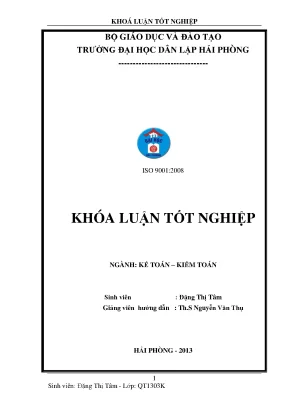 Hoàn thiện tổ chức công tác kế toán doanh thu chi phí và xác định kết quả kinh doanh tại chi nhánh công ty tnhh thương mại cửu phú