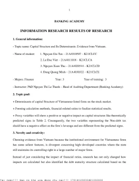 Capital structure and its determinants evidence from vietnam