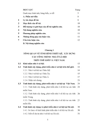 Một số giải pháp kiến trúc nhà ở xã hội tại thành phố hà nội