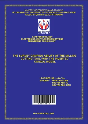 The survey damping ability of the milling cutting tool with the inverted conxol model