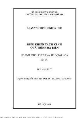 Điều khiển táh kênh quá trình đa biến