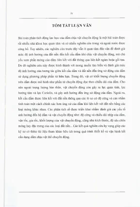 Phân tích ứng xử của dầm chịu khối lượng chuyển động có xét đến ảnh hưởng của đất nền và lực hướng tâm