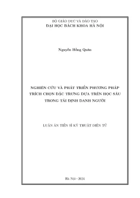 Nghiên cứu và phát triển phương pháp trích chọn đặc trưng dựa trên học sâu trong tái định danh người