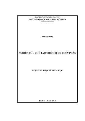 Luận văn thạc sĩ tính ổn định của hệ vi phân tuyến tính chịu nhiễu