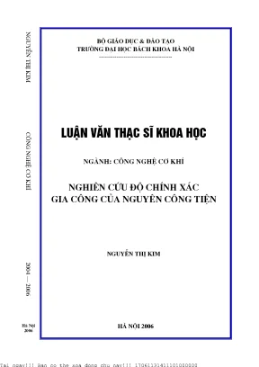 Nghiên ứu độ hính xá gia ông ủa nguyên ông tiện