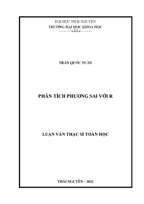 Phân tích phương sai với r