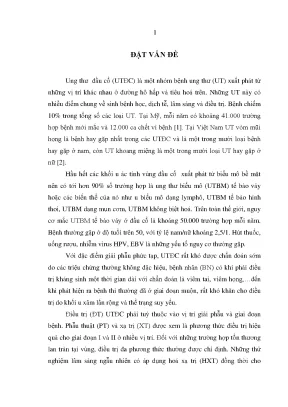 Luận án tiến sĩ y học đánh giá kết quả điều trị kết hợp kháng thể đơn dòng nimotuzumab hóa xạ trị ung thư biểu mô vảy vùng đầu cổ giai đoạn lan tràn tại vùng đầu cổ
