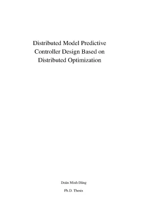 Distributed model predictive controller design based on distributed optimization