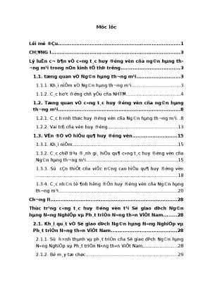 Giải pháp nâng cao hiệu quả huy động vốn tại sở giao dịch ngân hàng nông nhiệp và phát triển nông thôn việt nam