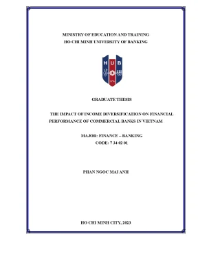 The impact of income diversification on financial performance of commercial banks in vietnam