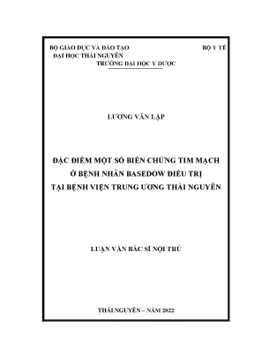 Đặc điểm một số biến chứng tim mạch ở bệnh nhân basedow điều trị tại bệnh viện trung ương thái nguyên