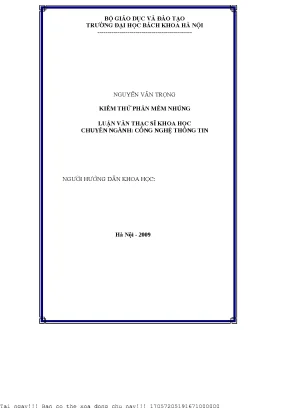 Kiểm thử phần mềm nhúng