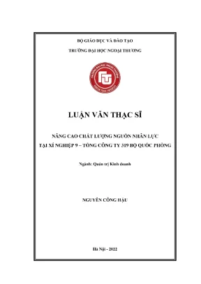 Nâng cao chát lượng nguồn nhân lực