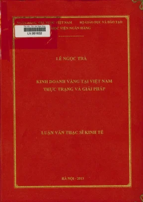 Kinh doanh vàng tại việt nam thực trạng và giải pháp