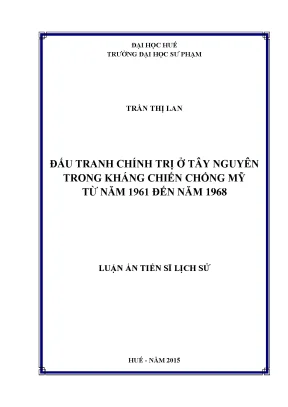 Đấu tranh chính trị ở tây nguyên trong kháng chiến chống mỹ từ năm 1961 đến năm 1968