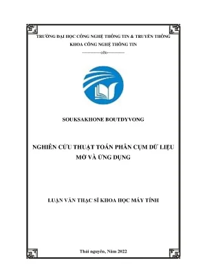 Nghiên cứu thuật toán phân cụm dữ liệu mờ và ứng dụng