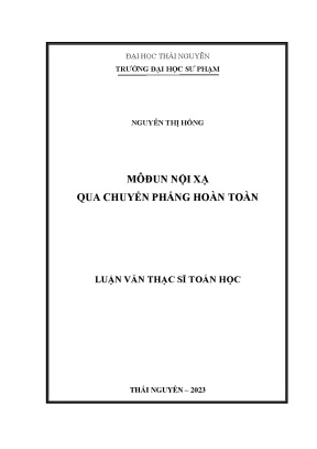 Môđun nội xạ qua chuyển phẳng hoàn toàn