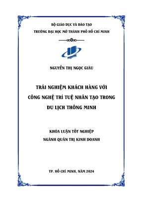 Trải nghiệm khách hàng với công nghệ trí tuệ nhân tạo trong du lịch thông minh
