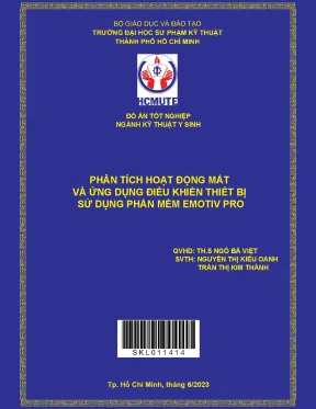 Phân tích hoạt động mắt và ứng dụng điều khiển thiết bị sử dụng phần mềm emotiv pro