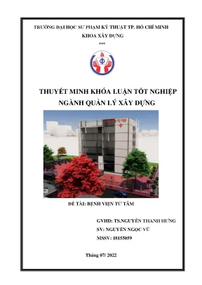 Luận văn tốt nghiệp ngành quản lý xây dựng