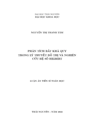 Phân tích bất khả quy trong lý thuyết đồ thị và nghiên cứu hệ số hilbert