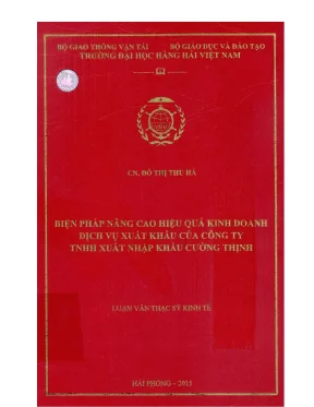 Biện pháp nâng cao hiệu quả kinh doanh dịch vụ xuất khẩu của công ty tnhh xuất nhập khẩu cường thịnh