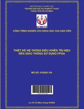 Đề tài thiết kế hệ thống điều khiển tín hiệu đèn giao thông sử dụng fpga